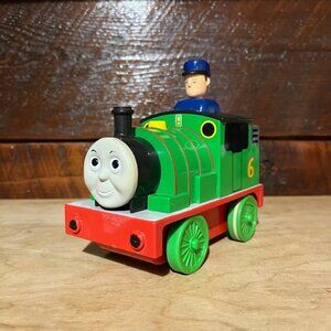 2004 Tomy Gullane Thomas & Friends Percy Push 'n' Go Toy Friction Train